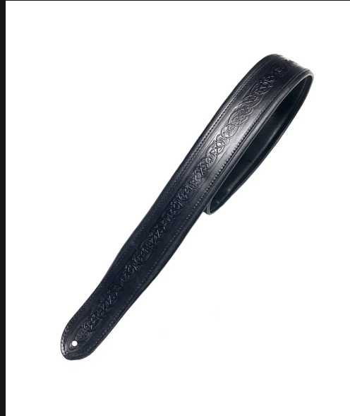 LG Leathergraft Strap Padded Embossed Black