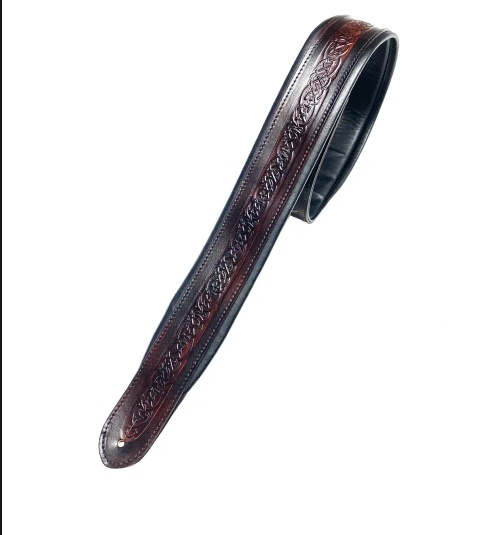 LG Leathergraft Strap Padded Embossed Brown