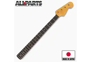 Allparts PEF-FL Finished Fretless  Precision Bass neck maple with lined ebony fingerboard