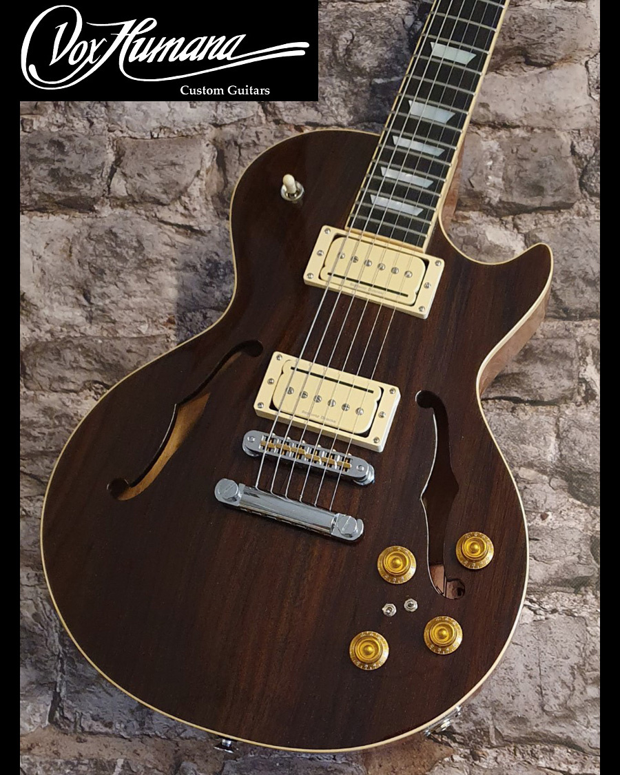 Vox Humana Custom Shop Les Paul Thinline Rosewood