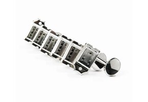 True Tune 6-In-Line Vintage Style Keys Nickel set/6