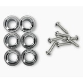 True Tune 6-In-Line Vintage Style Keys Nickel set/6