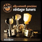 True Tune Vintage Style Tuners 3L/3R Nickel