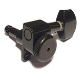 Hipshot Griplock  Locking Tuners Tuner Upgrade Kit Black 6L