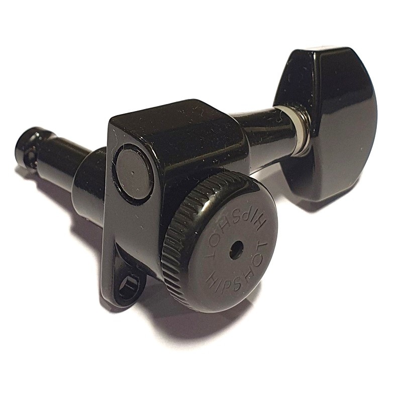 Hipshot Griplock  Locking Tuners Tuner Upgrade Kit Black 6L