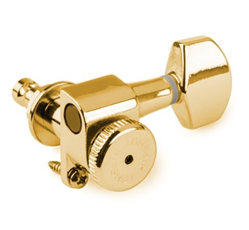 Hipshot Griplock  Locking Tuners Tuner Upgrade Kit Gold 6L
