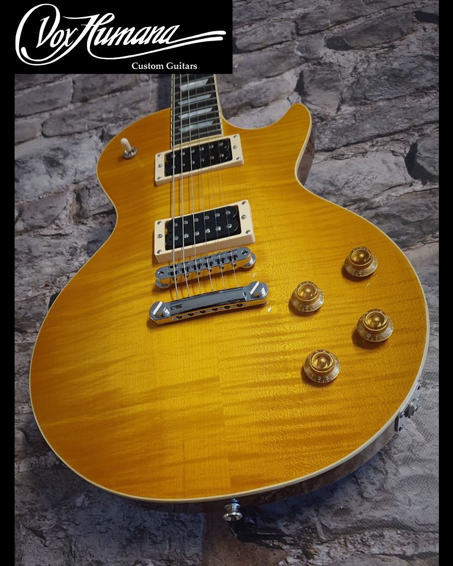 Vox Humana Custom Shop Les Paul Amberburst