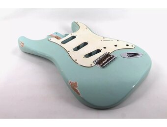 MJT Alder Strat body Sonic Blue