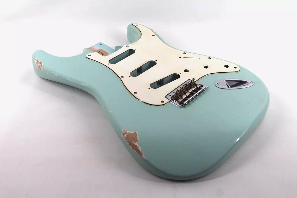 MJT Alder Strat body Sonic Blue