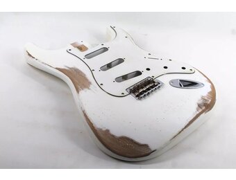 MJT Strat body alder olympic white