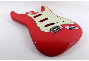 MJT Alder Strat body Fiesta Red