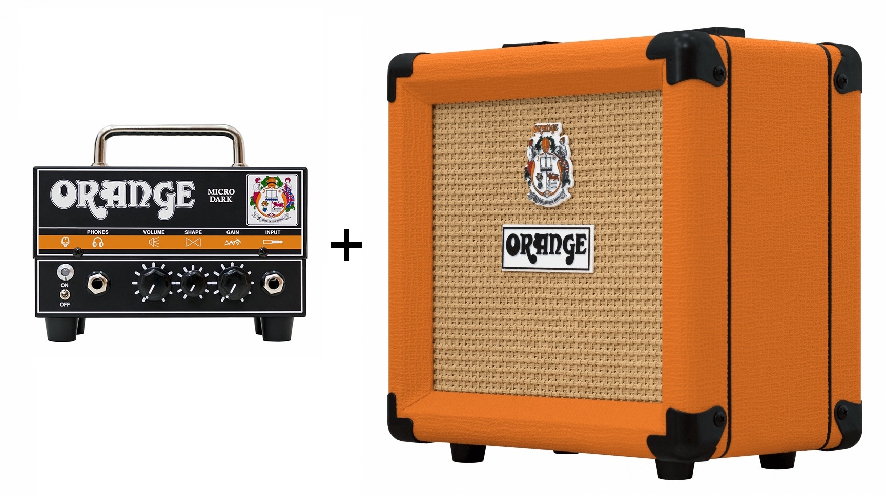Orange MD Micro Dark Head + PPC108 1x8"cabinet