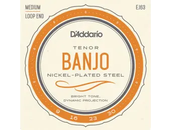 D&#039;Addario EJ63 Tenor banjo strings 009-030