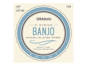 D'Addario EJ60 5-String banjo snaren 009-020