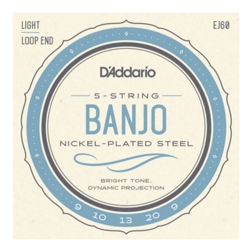 D'Addario EJ60 5-String banjo snaren 009-020