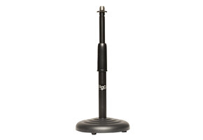 Microphone desktop stand round base