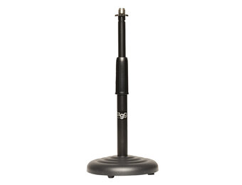 Microphone desktop stand round base