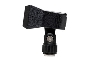 Spring loaded microphone clamp