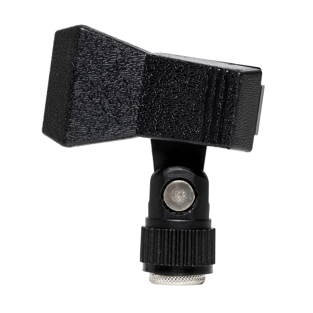 Spring loaded microphone clamp