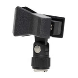 Spring loaded microphone clamp