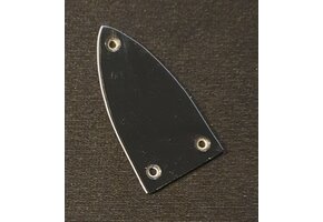 Truss rod cover black plastic 3-screws