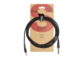 Audio cable 3M stereo jack 6,3mm - stereo jack 3,5mm