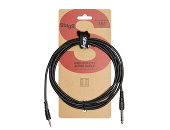 Audio kabel 3M stereo jack 6,3mm - stereo jack 3,5mm