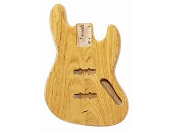 Clear Finished Swamp Ash Body for Jazz Bass