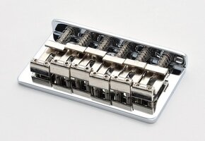 Classic Stratocaster hardtail bridge chrome
