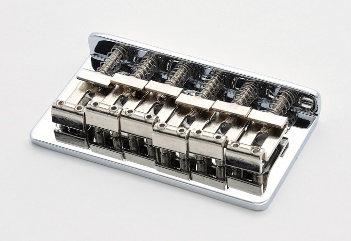 Classic Stratocaster hardtail bridge chrome