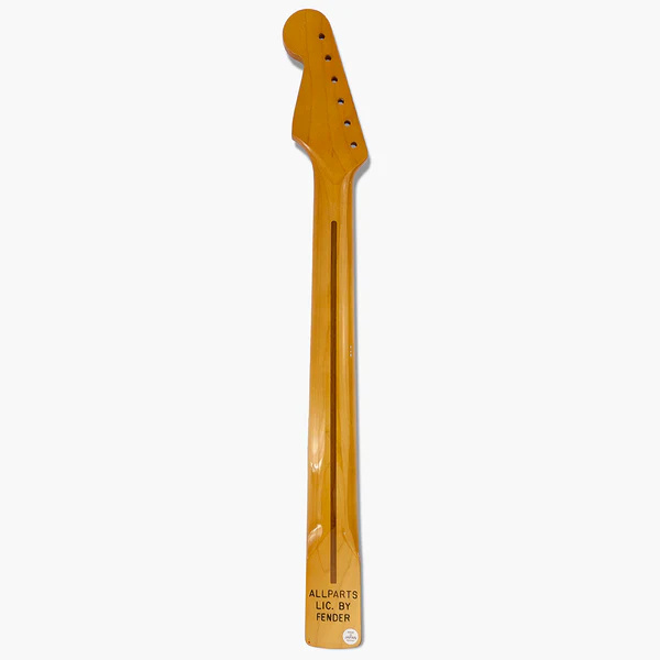 Allparts SMNF-C Finished Maple Stratocaster Neck 21 Tall Vintage Frets