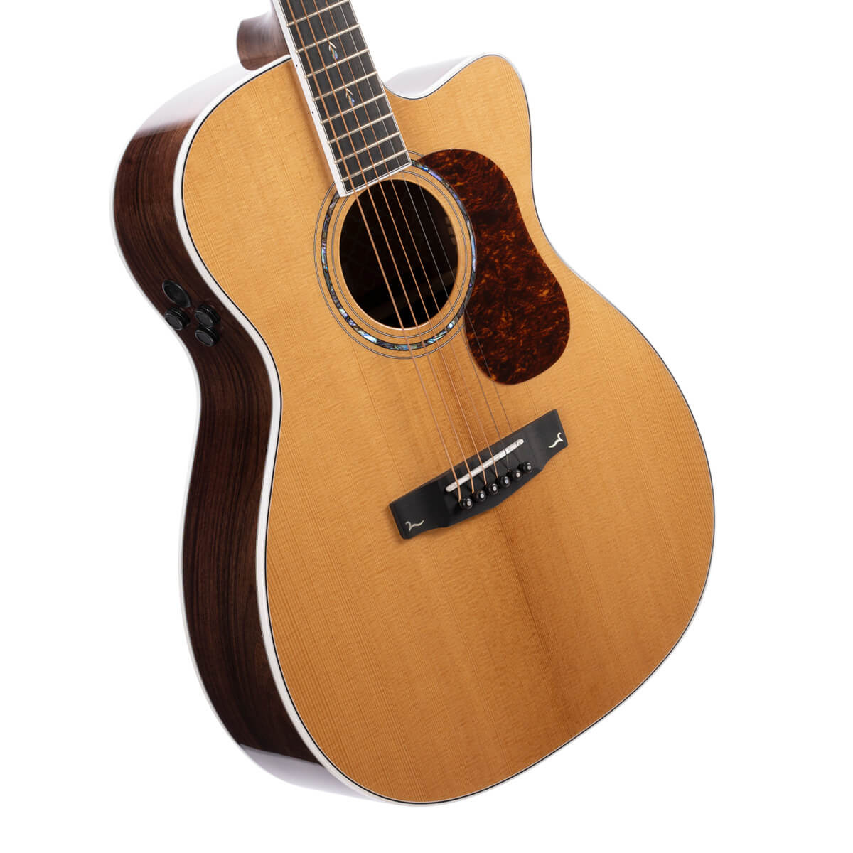 Cort Gold OC8 semi acoustic guitar with gig bag