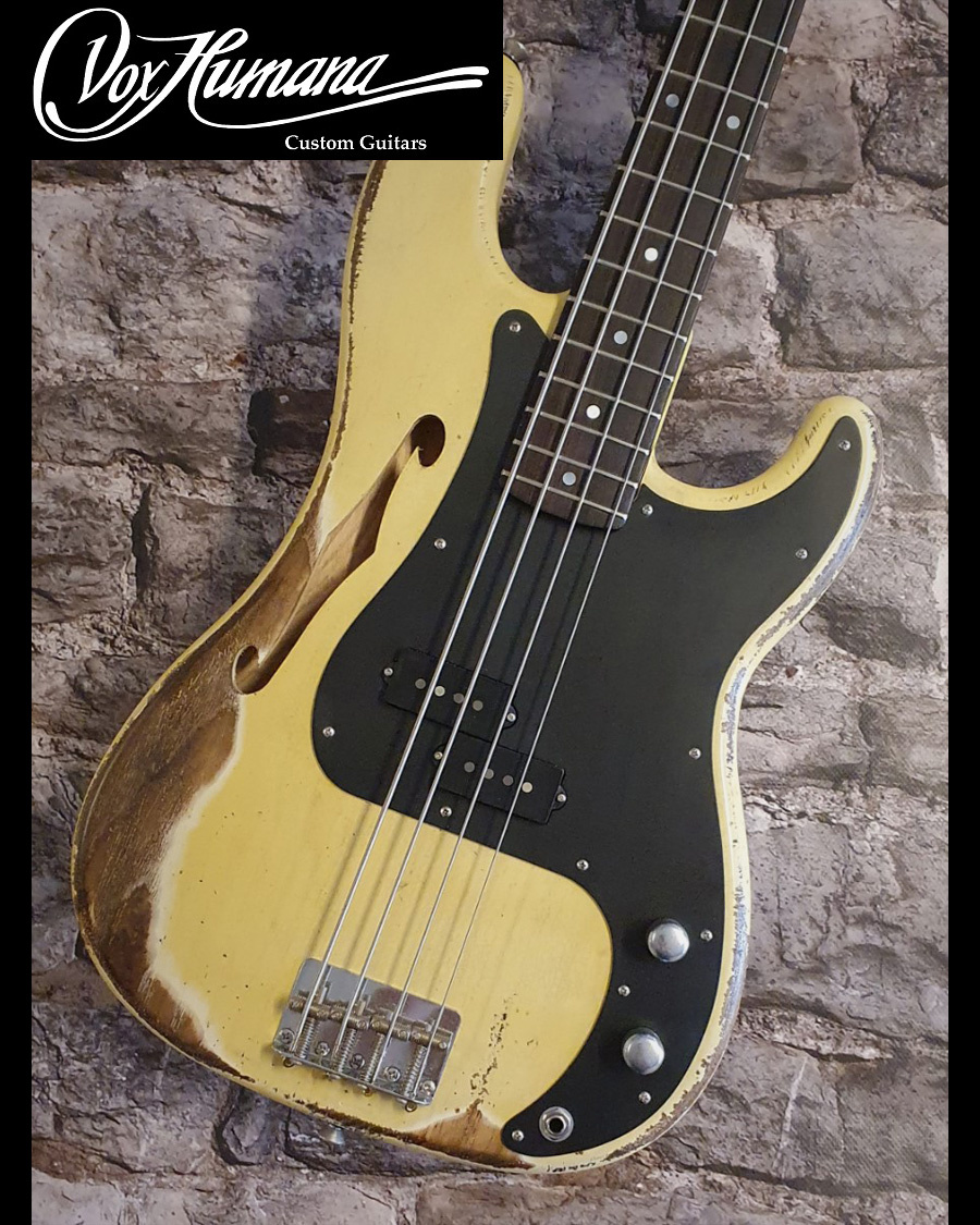 Vox Humana PB-Custom Relic Thinline Bass Blond