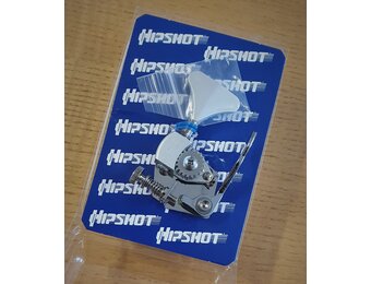 Hipshot HE6Y 1/2 Bass Xtender chrome short Y-Knob