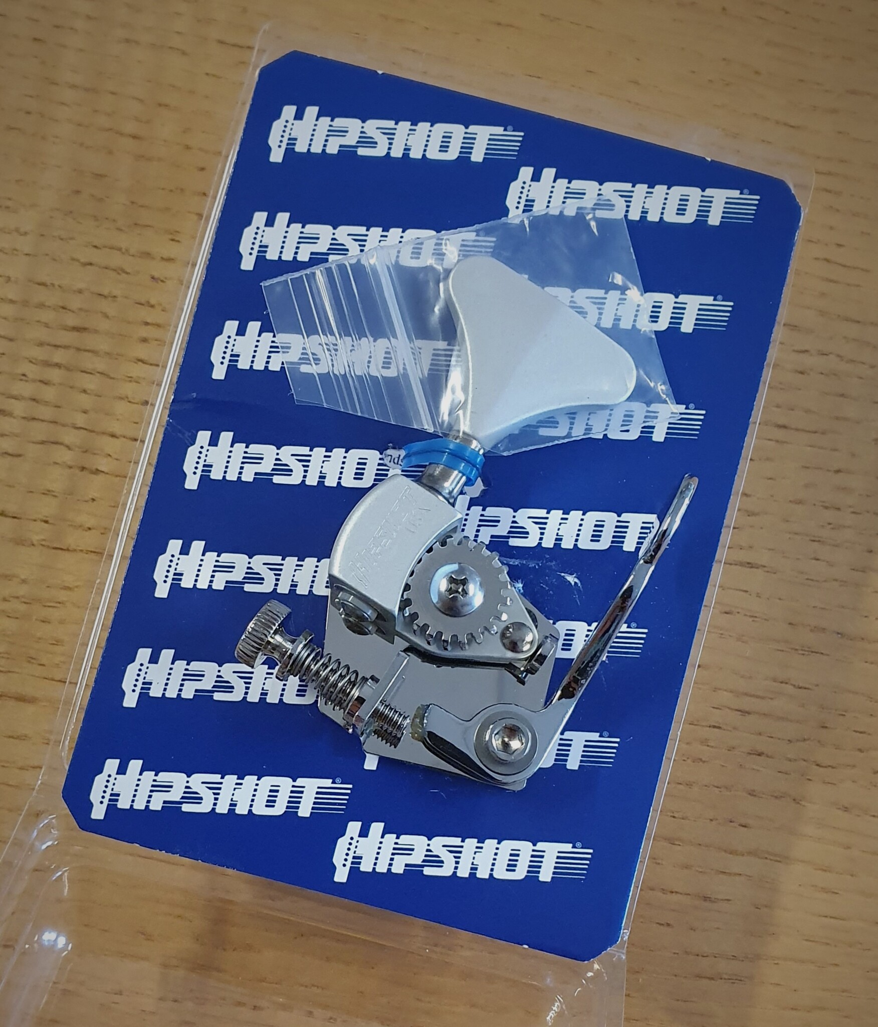 Hipshot HE6Y 1/2 Bass Xtender chrome short Y-Knob