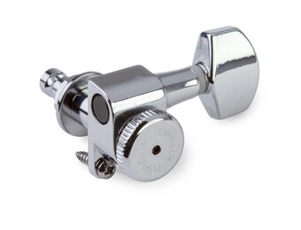 Hipshot GripLock Locking Tuners Upgrade Kit Chrome 6L non staggered