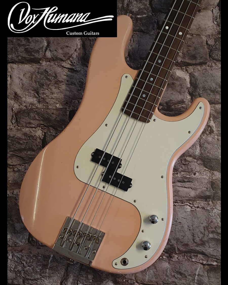 Vox Humana PB-Custom Bass Aged Shell Pink