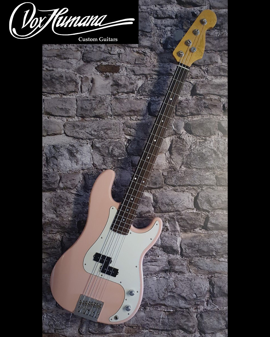 Vox Humana PB-Custom Bass Aged Shell Pink