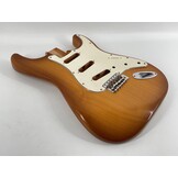 MJT Strat body alder Honey Burst