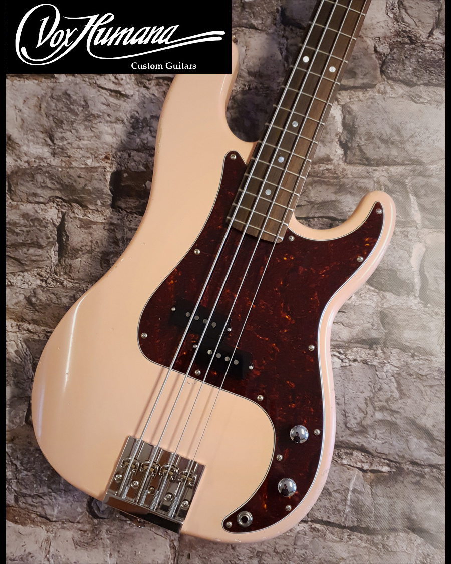 Vox Humana PB-Custom Bass Aged Shell Pink
