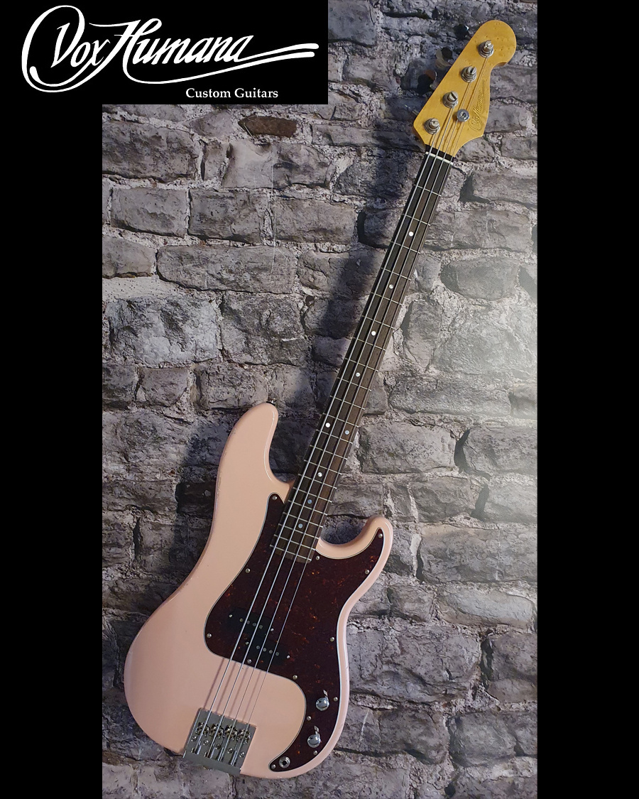 Vox Humana PB-Custom Bass Aged Shell Pink