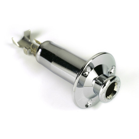 Acoustic endpin jack chrome