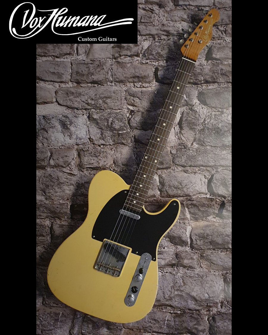 Vox Humana TE-Relic Custom Guitar Aged Blonde
