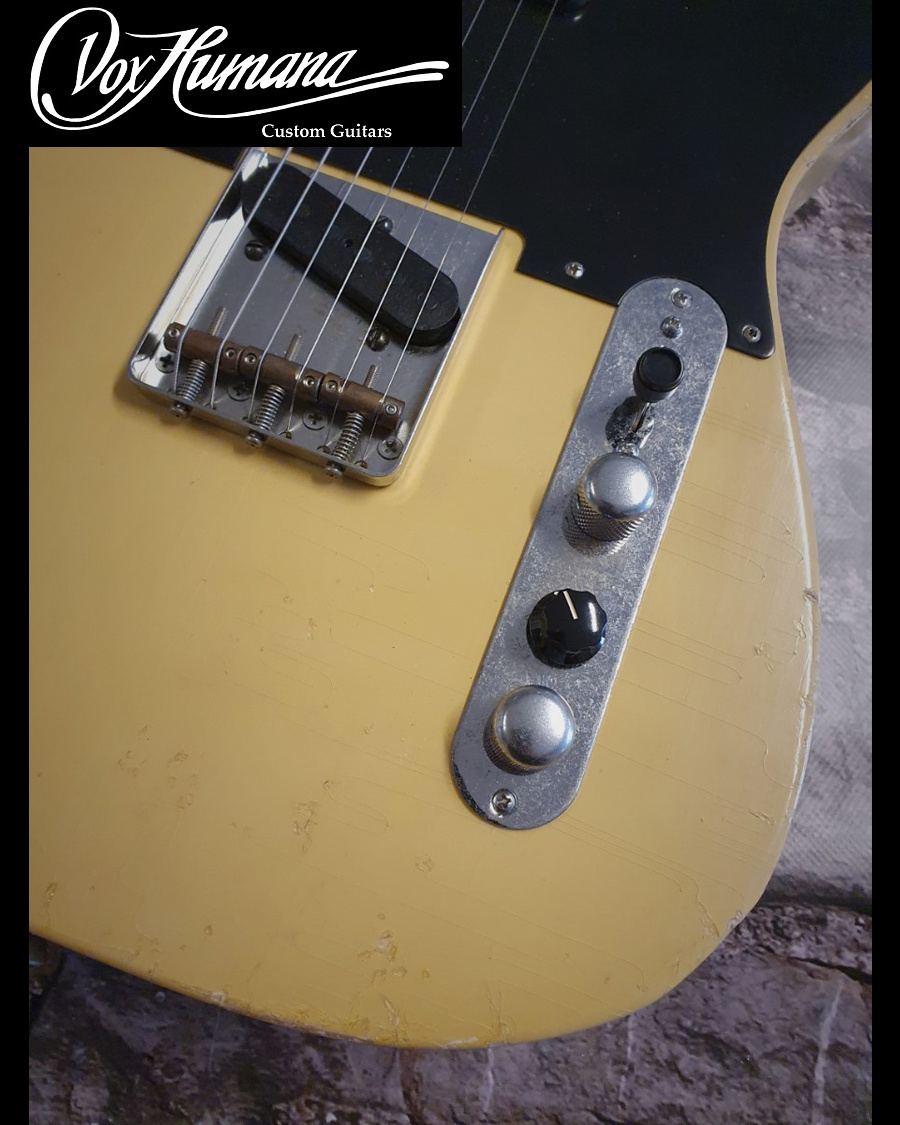 Vox Humana TE-Relic Custom Guitar Aged Blonde