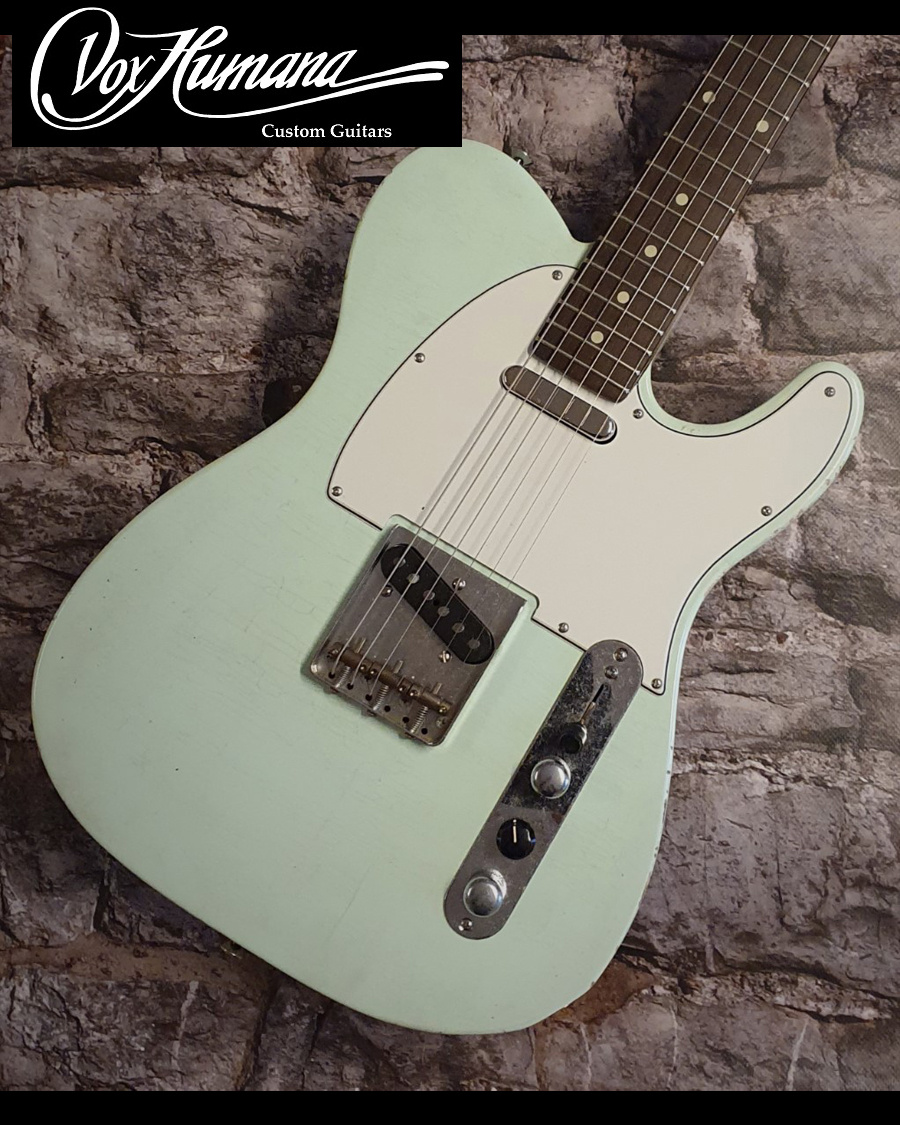 Vox Humana TE-Relic Custom Guitar Aged Surf Green