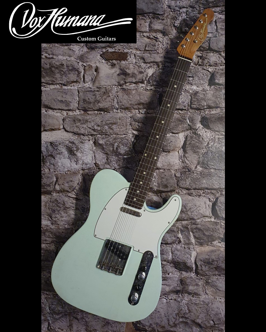 Vox Humana TE-Relic Custom Guitar Aged Surf Green