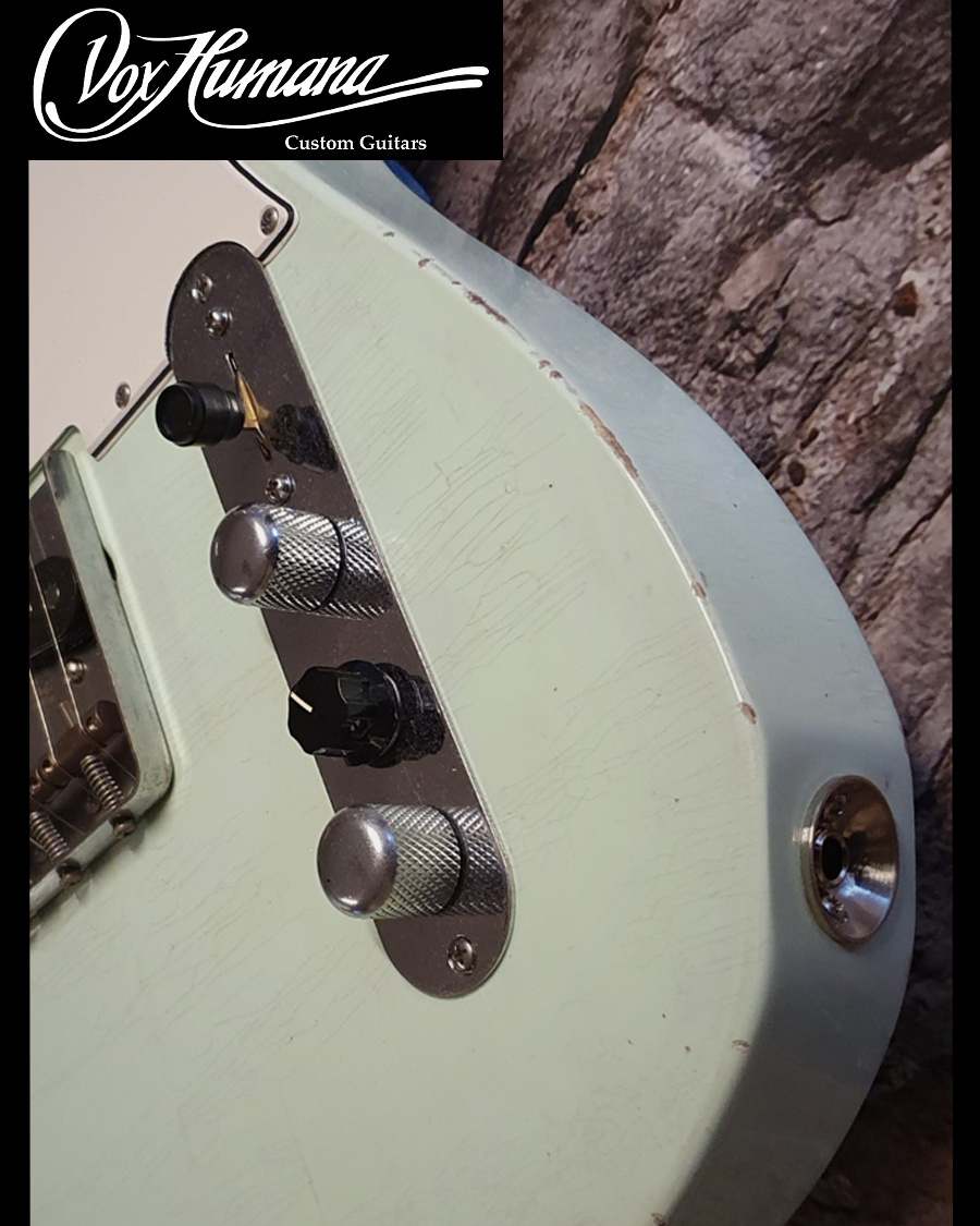 Vox Humana TE-Relic Custom Guitar Aged Surf Green