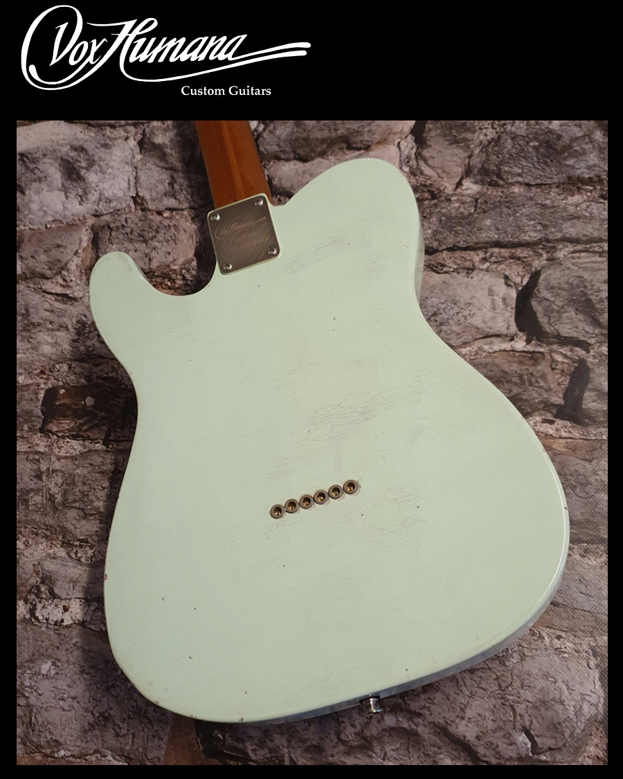 Vox Humana TE-Relic Custom Guitar Aged Surf Green