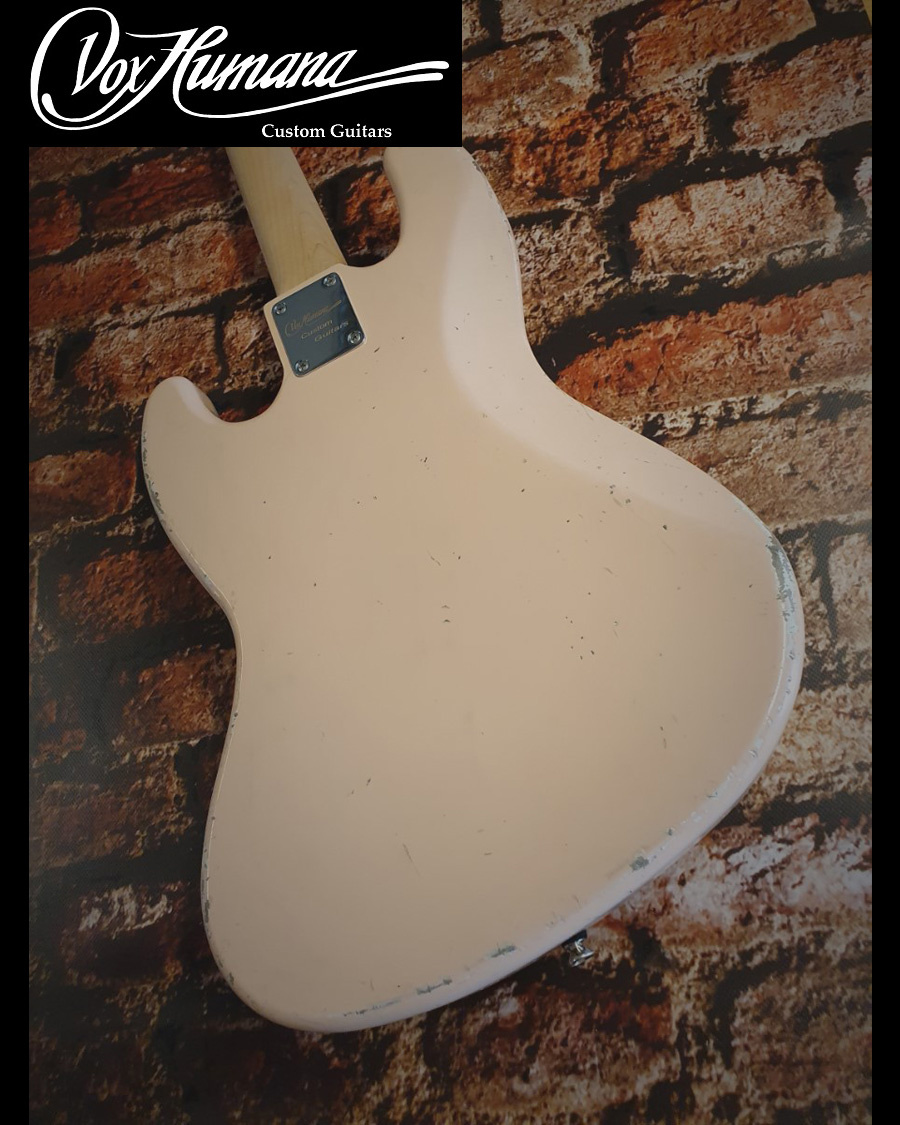 Vox Humana JB-Custom Thinline Bass Aged Shell Pink