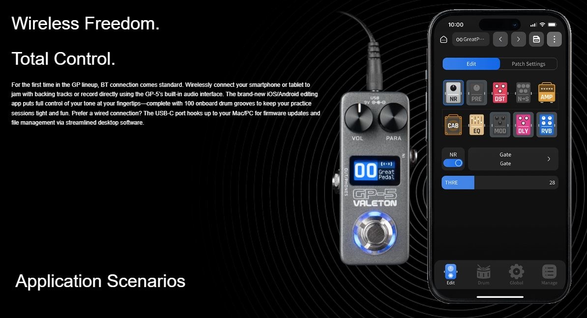 Valeton GP5 guitar multi effect processor